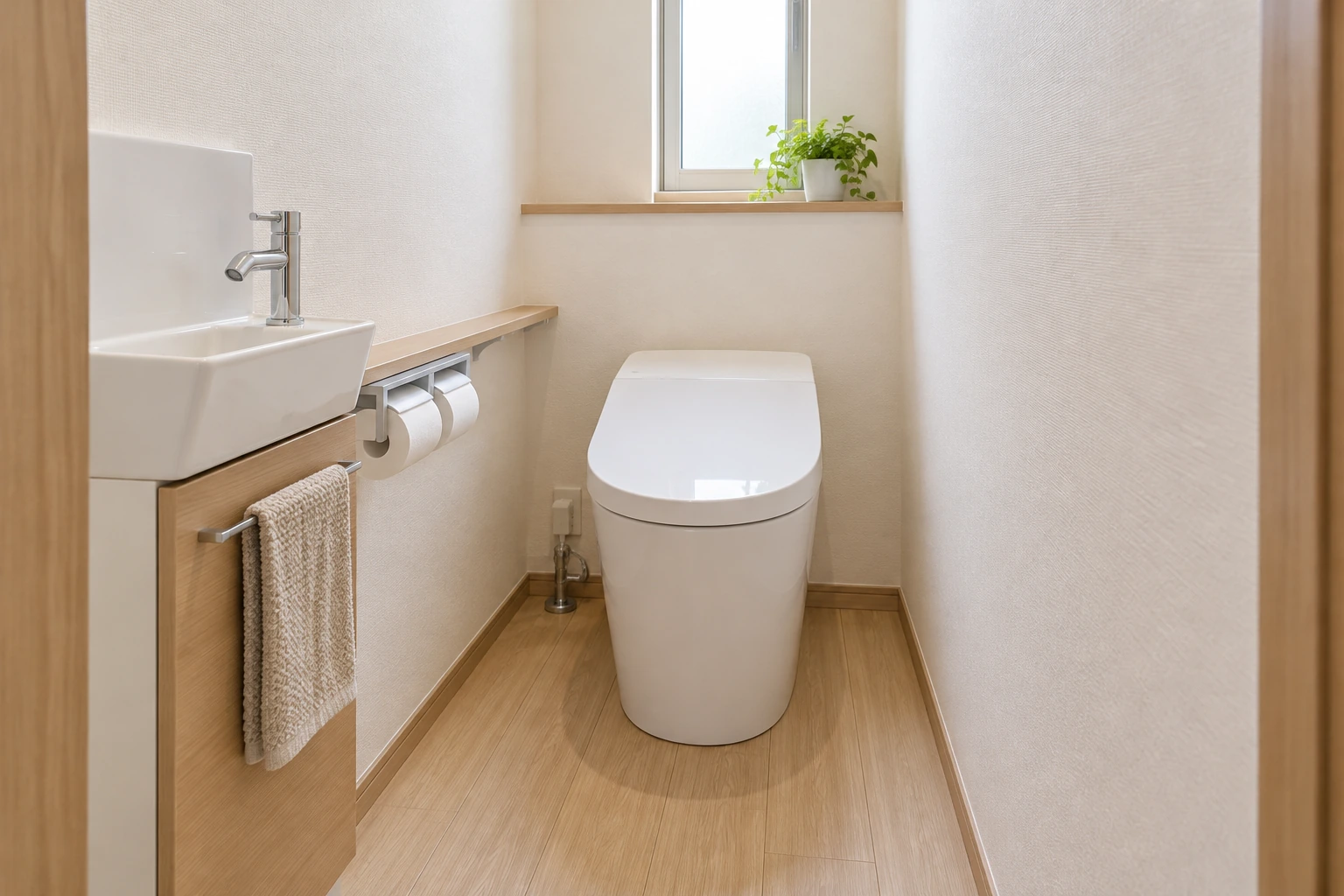 トイレと手洗い部のイメージ